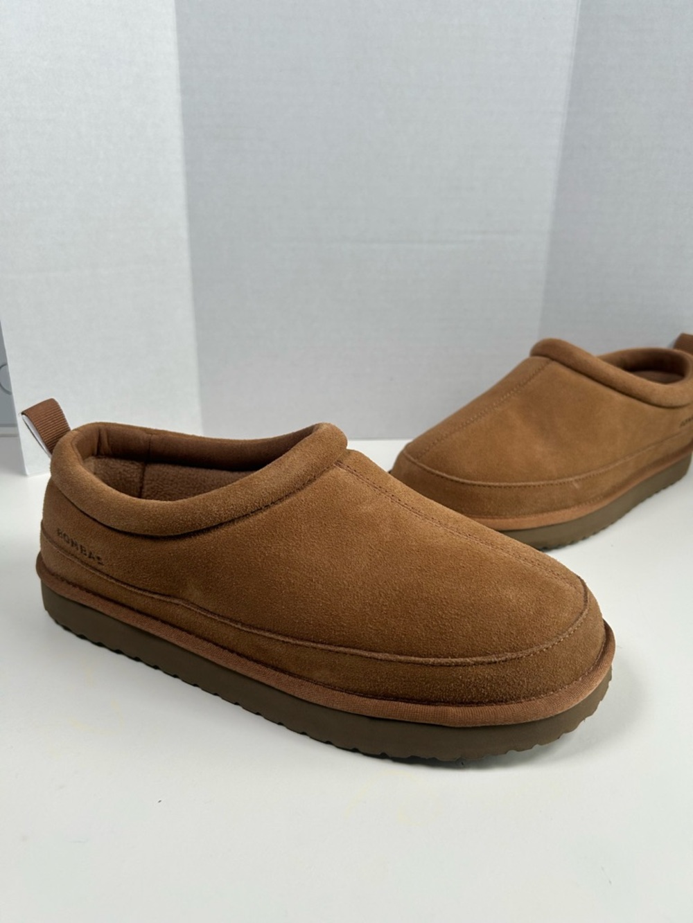 Bombas Men’s Saturday Suede Slip-On Camel Brown Size 7 NEW Comfort